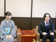 シビウ派遣者帰国報告の様子