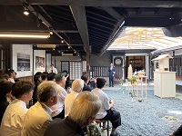 日下部民藝館特別展での市長あいさつ