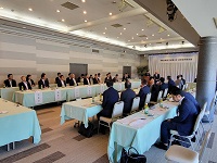 岐阜県市長会議の様子