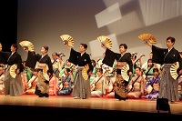 民謡・民舞の祭典の一コマ