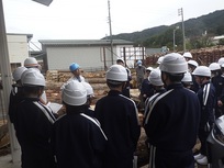 飛騨林産物共販所の見学