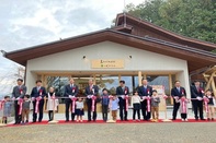 ひだ木遊館木っずテラスのオープニングセレモニーが行われました