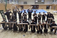 清見中学校の1年生がスツールを作りました