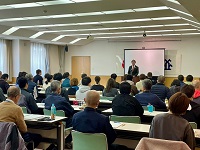 防災リーダー育成講座開講式での市長あいさつ