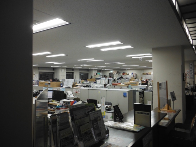 市役所2階 上・下水道課写真