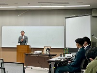 優勝報告会での市長祝辞