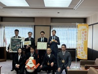 認知症サポーター活動優秀賞受賞の様子