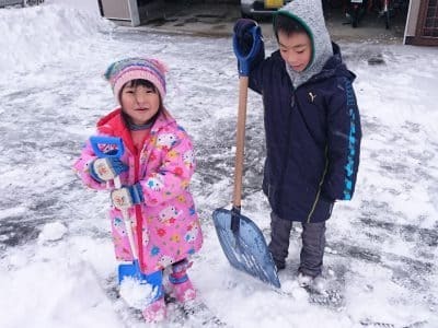 我ら雪ん子⛄寒いのなんて、へっちゃらだい!!