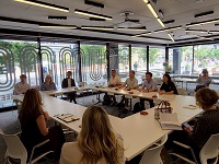Downtown Denver Partnershipとの意見交換会の様子