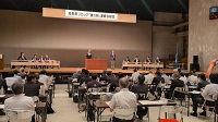 岐阜県ブロック「道の駅」連絡会総会であいさつする市長