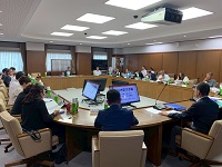 市防災会議の様子
