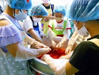 親子給食体験