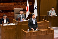 市議会定例会の様子