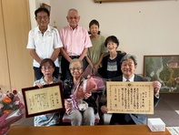 オンライン交流のようす