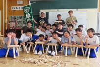〔報告〕令和7年9月17日　清見小学校　森の出前授業（木工体験）