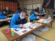 紙絵馬作り体験