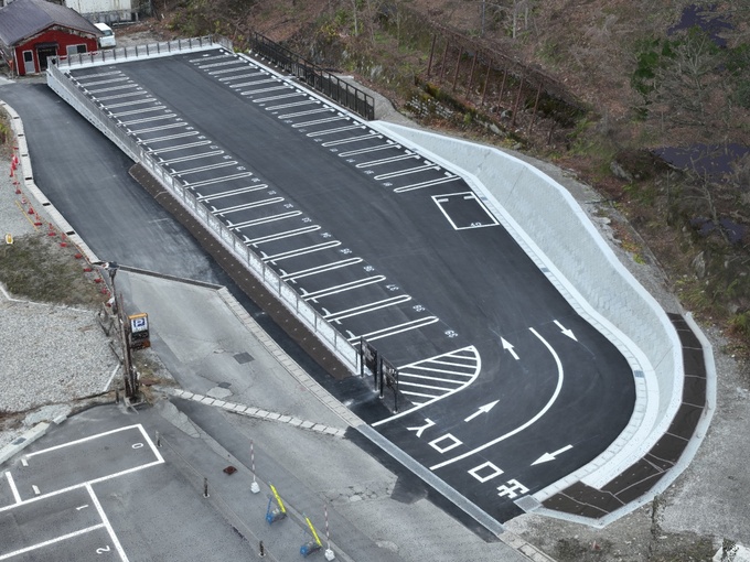 新穂高駐車場第4駐車場