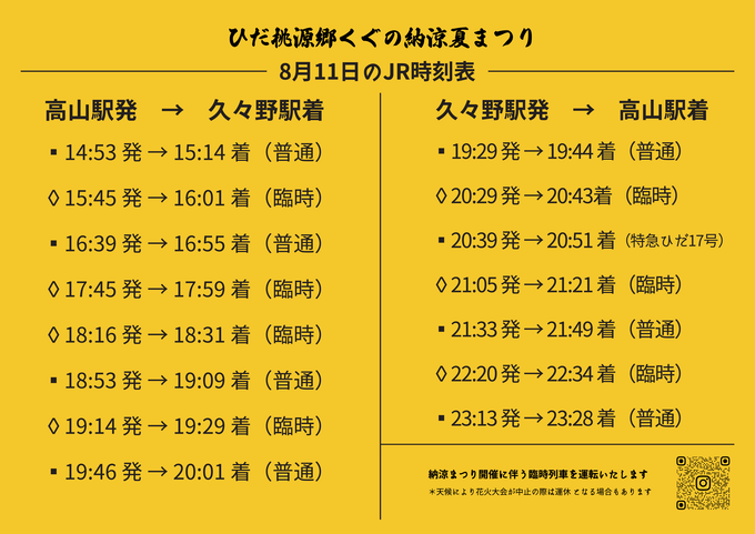 時刻表